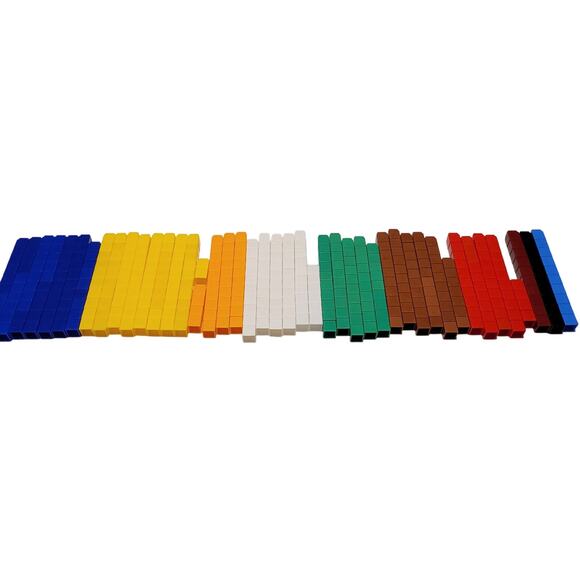 420 Interlocking Snap Cubes 1" Math Manipulatives Multicolor Homeschool Teacher - Picture 2 of 16